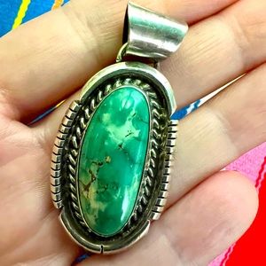 Beautiful Green Turquoise Pendant